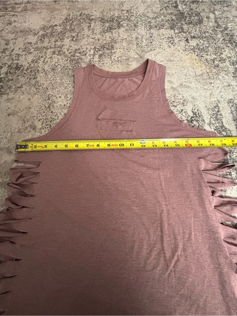 ALO Yoga Sleeveless Blush Pink Cut It Out Muscle Tank Top